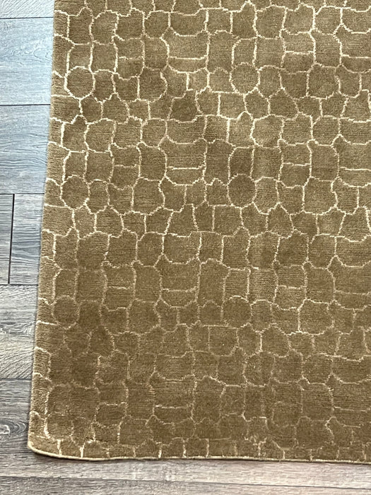 8'x10' Hand-Knotted Nepali Brown Area Rug – KB Rugs
