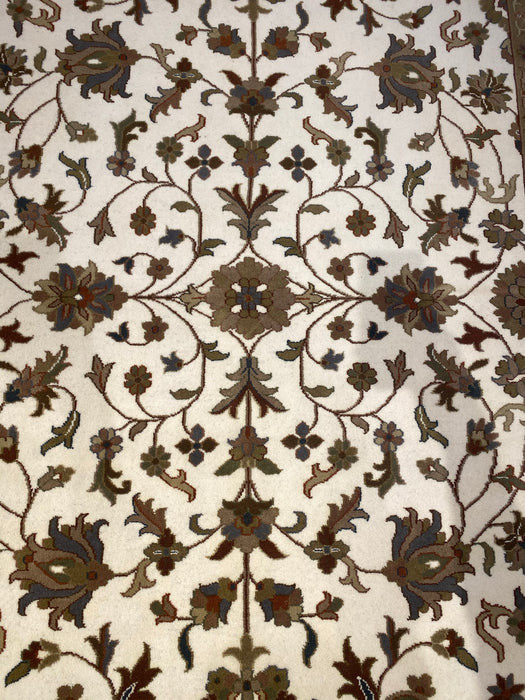 6'x9' Hand-Knotted Herbal Wash White/Multi Area Rug – KB Rugs