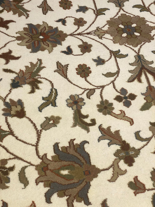 6'x9' Hand-Knotted Herbal Wash White/Multi Area Rug – KB Rugs