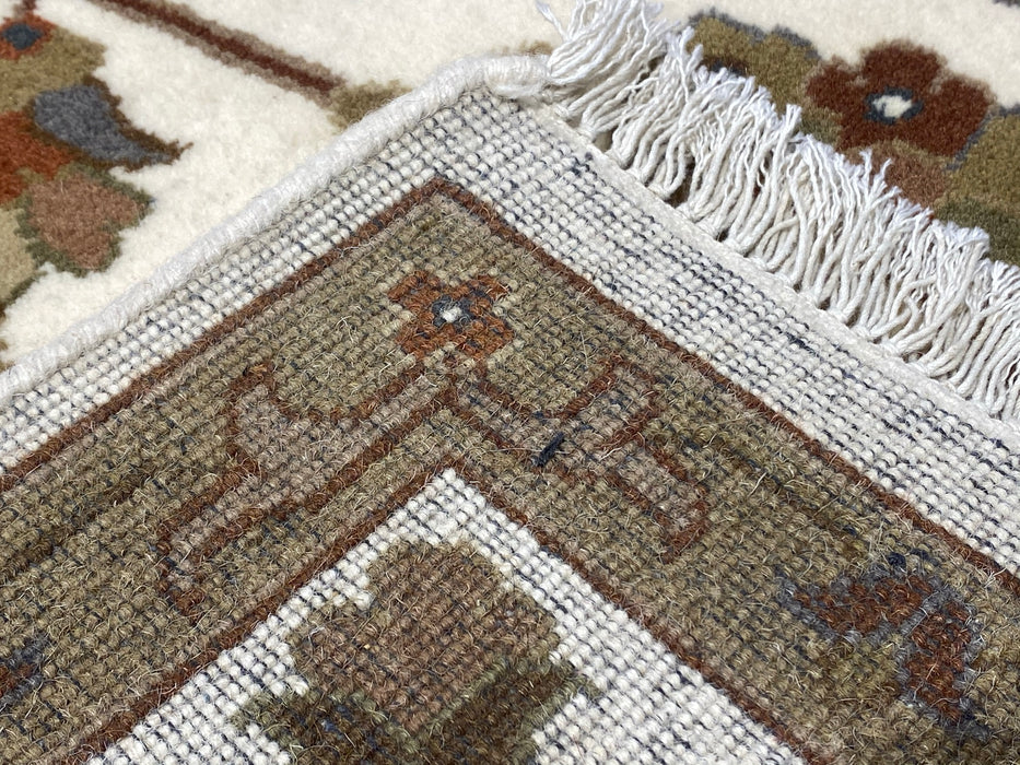 6'x9' Hand-Knotted Herbal Wash White/Multi Area Rug – KB Rugs