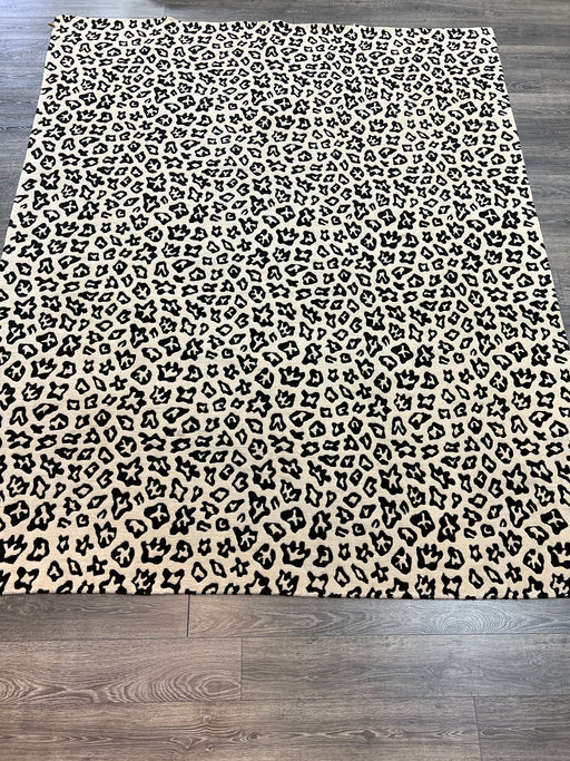 8'x10' Hand-Knotted Nepali Black/Ivory Area Rug – KB Rugs