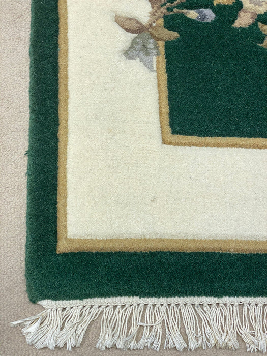 4'x6' Hand-Knotted Persian Multi/Green Area Rug – KB Rugs