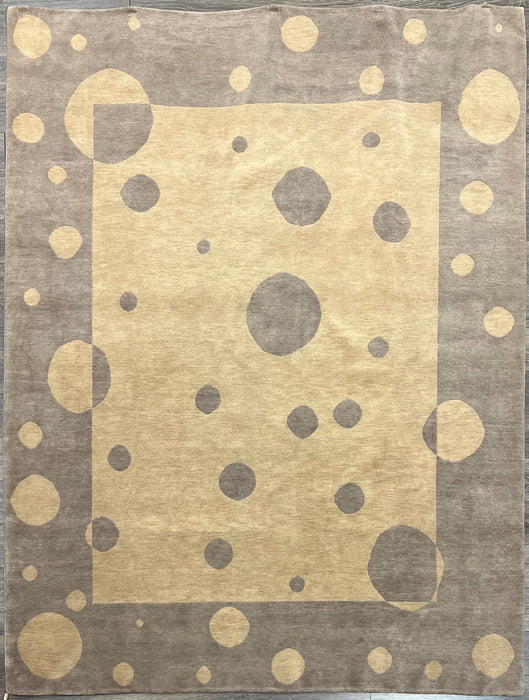 8'x10' Hand-Knotted Nepali Beige/Grey Area Rug – KB Rugs
