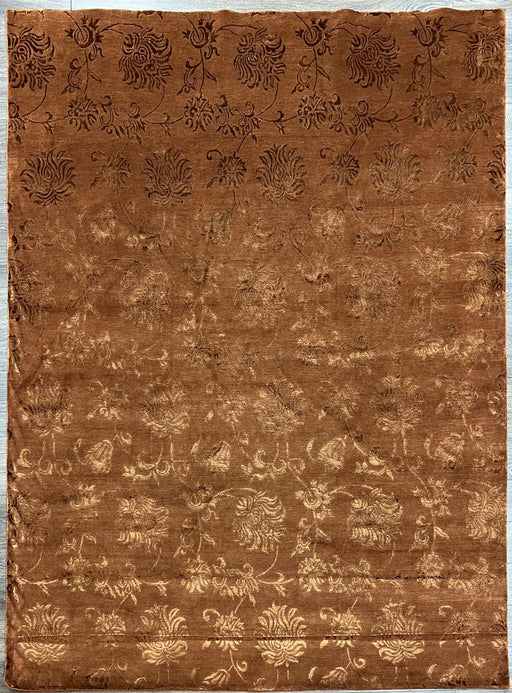 8'x10' Hand-Knotted Nepali Brown Area Rug – KB Rugs