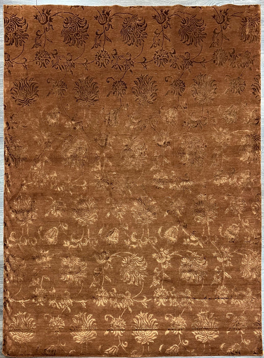 8'x10' Hand-Knotted Nepali Brown Area Rug – KB Rugs