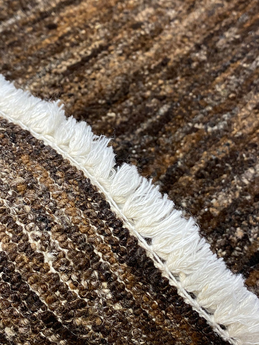 8'x10' Hand-Knotted Gebba Brown Area Rug – KB Rugs