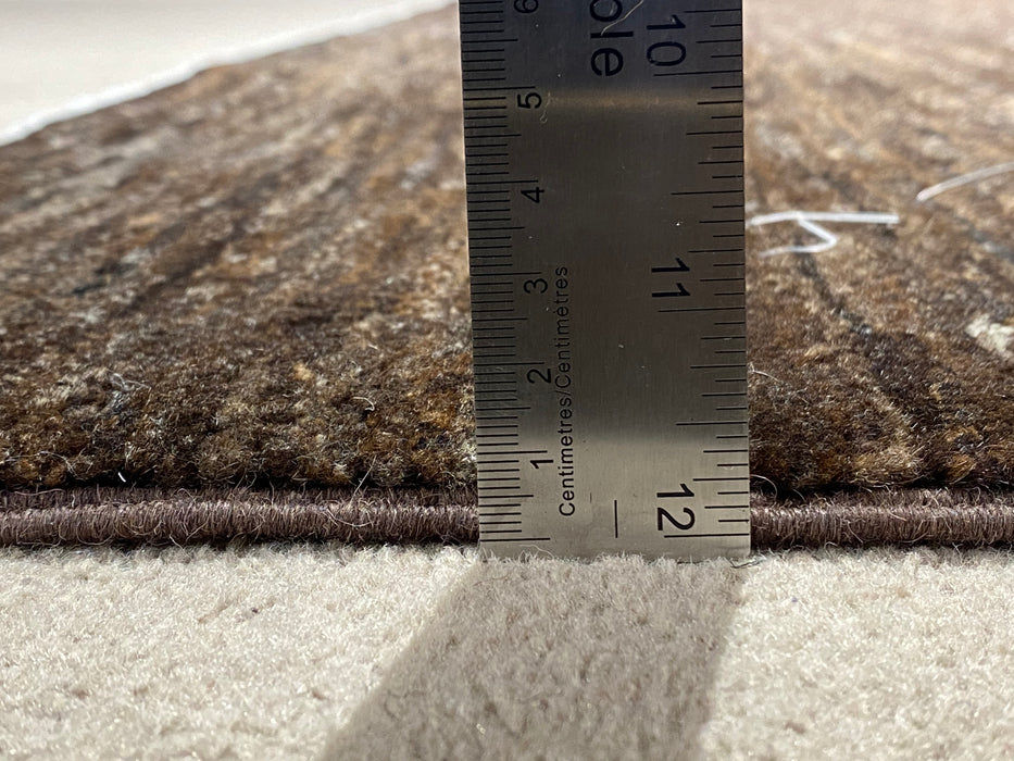 8'x10' Hand-Knotted Gebba Brown Area Rug – KB Rugs
