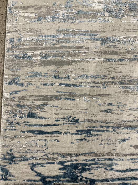 5'x8' Power-Loomed Contemporary Style Grey/Blue Area Rug – KB Rugs