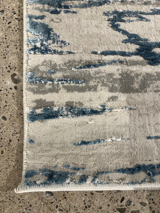 5'x8' Power-Loomed Contemporary Style Grey/Blue Area Rug – KB Rugs