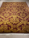 9'x12' Hand-Knotted Persian Golden/Burgundy  Area Rug – KB Rugs
