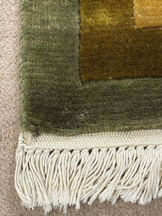 9'x12' Hand-Knotted Persian Multi/Green Area Rug – KB Rugs