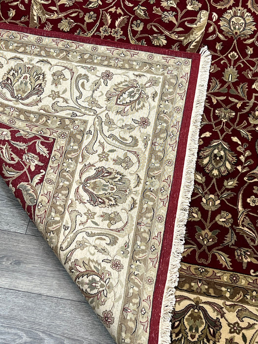 9'x12' Hand-Knotted Persian Red/Ivory Area Rug – KB Rugs