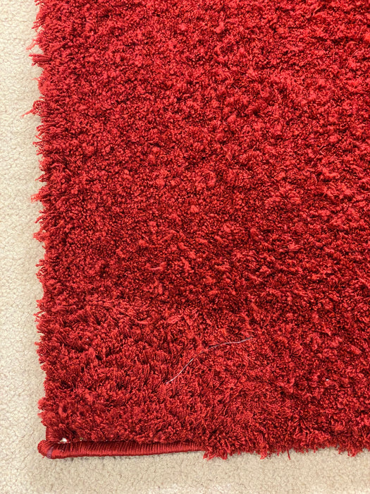 5'x8' Power-Loomed Shaggy Red Area Rug – KB Rugs