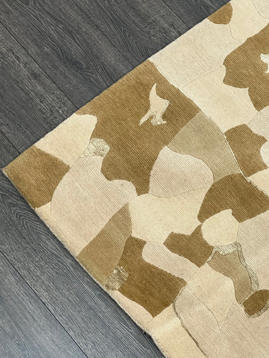 9'x12' Hand-Knotted Nepali Brown/Ivory Area Rug – KB Rugs