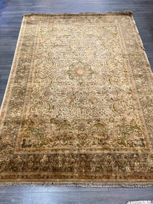 9'x12' Hand-Knotted Persian Green/Beige Area Rug – KB Rugs