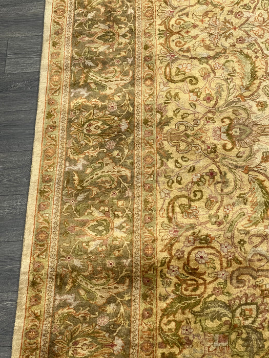 9'x12' Hand-Knotted Persian Green/Beige Area Rug – KB Rugs