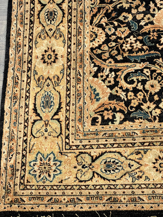 9'x12' Hand-Knotted Persian Black/Beige Area Rug – KB Rugs