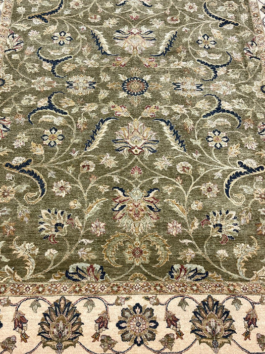 9'x12' Hand-Knotted Chobi Beige/Green Area Rug – KB Rugs