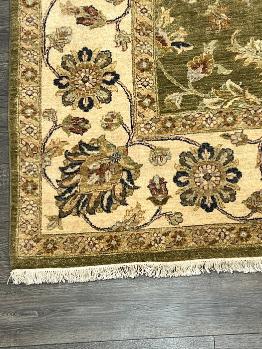 9'x12' Hand-Knotted Chobi Beige/Green Area Rug – KB Rugs