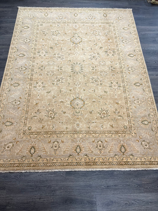 9'x12' Hand-Knotted Chobi Beige/Green Area Rug – KB Rugs