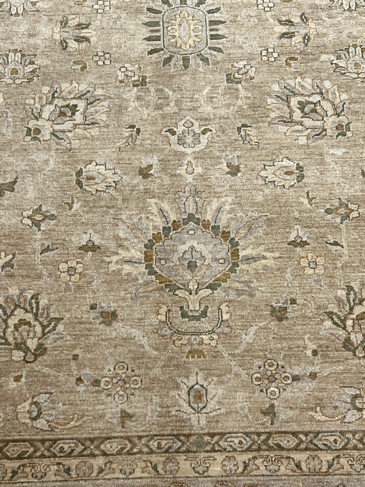 9'x12' Hand-Knotted Chobi Beige/Green Area Rug – KB Rugs