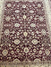 9'x12' Hand-Knotted Chobi Maroon/Beige Area Rug – KB Rugs