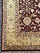 9'x12' Hand-Knotted Chobi Maroon/Beige Area Rug – KB Rugs