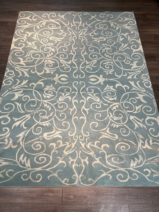 9'x12' Hand-Knotted Nepali Grey/Ivory Area Rug – KB Rugs