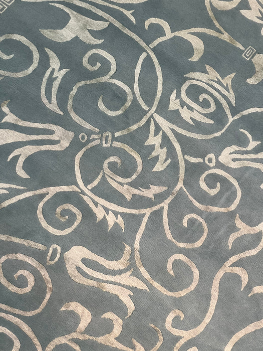 9'x12' Hand-Knotted Nepali Grey/Ivory Area Rug – KB Rugs