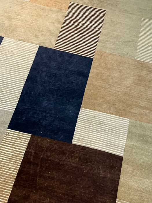 9'x12' Hand-Knotted Nepali Multi/Beige Area Rug – KB Rugs