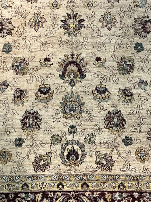 9'x12' Hand-Knotted Chobi Beige/Red Area Rug – KB Rugs