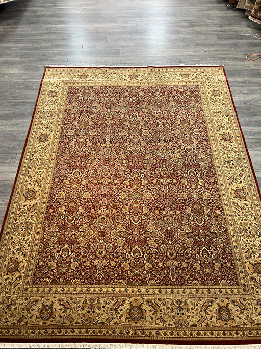 9'x12' Hand-Knotted Sutri Beige/Red Area Rug – KB Rugs