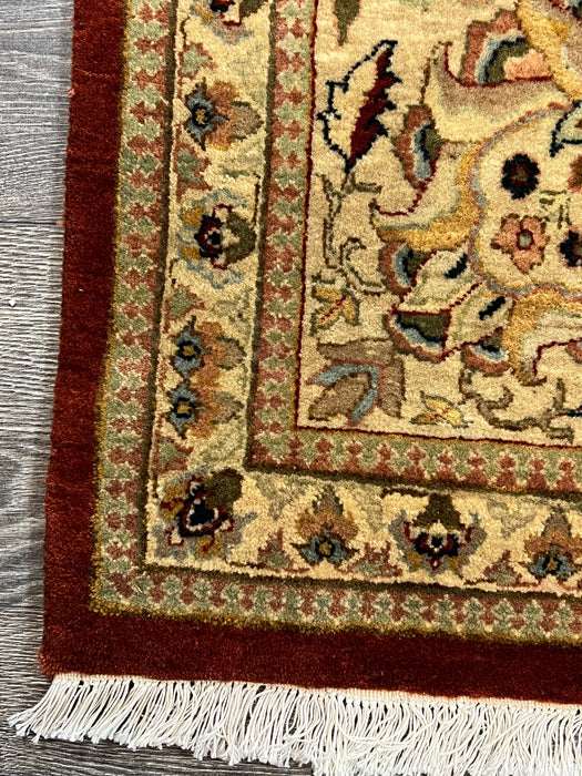 9'x12' Hand-Knotted Sutri Beige/Red Area Rug – KB Rugs