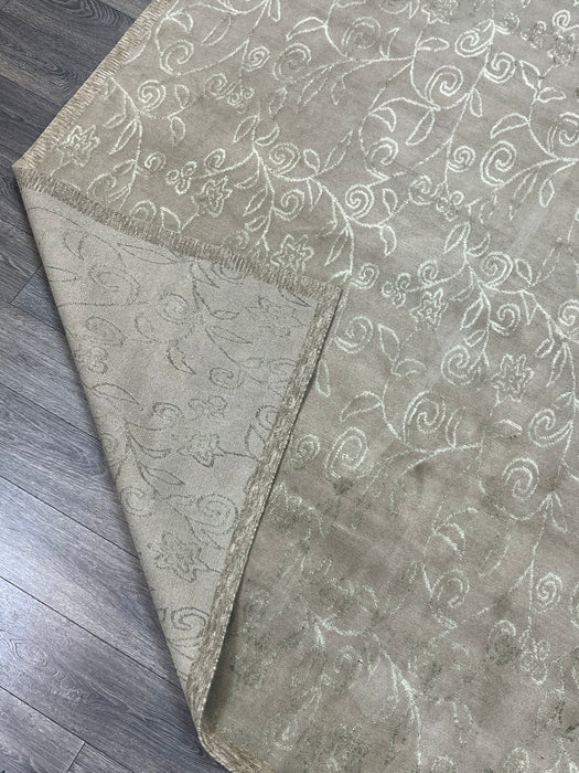9'x12' Hand-Knotted Tibetan Grey/Ivory Area Rug – KB Rugs