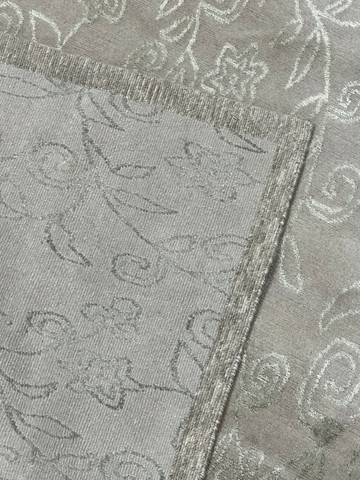 9'x12' Hand-Knotted Tibetan Grey/Ivory Area Rug – KB Rugs