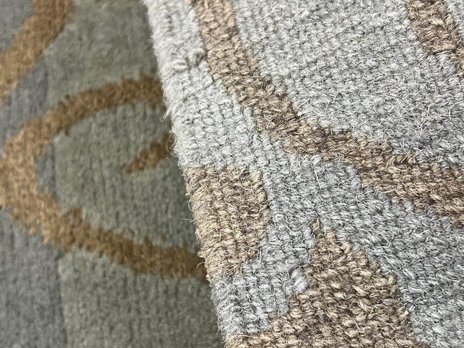 9'x12' Hand-Knotted Nepali Gold/Grey Area Rug – KB Rugs