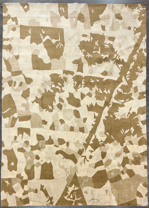 9'x12' Hand-Knotted Nepali Brown/Ivory Area Rug – KB Rugs
