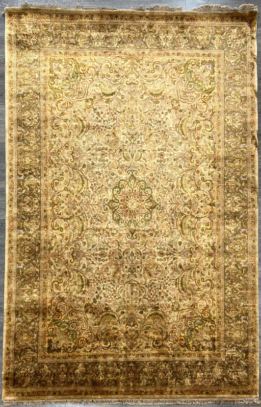9'x12' Hand-Knotted Persian Green/Beige Area Rug – KB Rugs