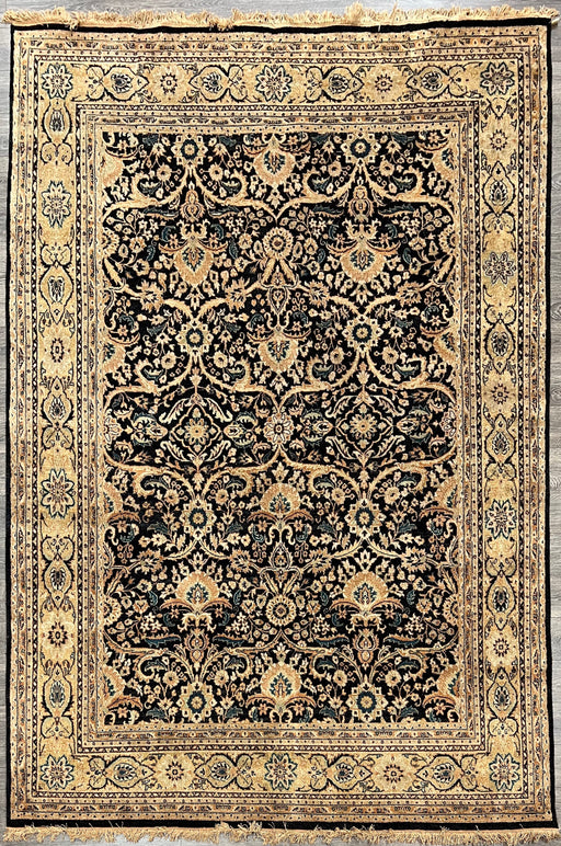 9'x12' Hand-Knotted Persian Black/Beige Area Rug – KB Rugs