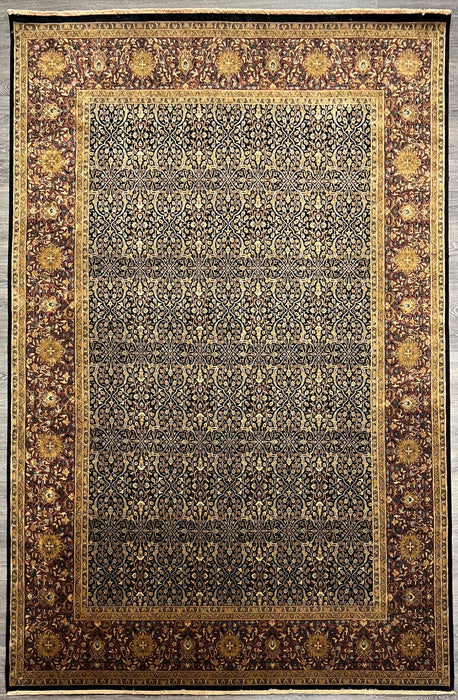 9'x12' Hand-Knotted Sutri Multi/Black Area Rug – KB Rugs