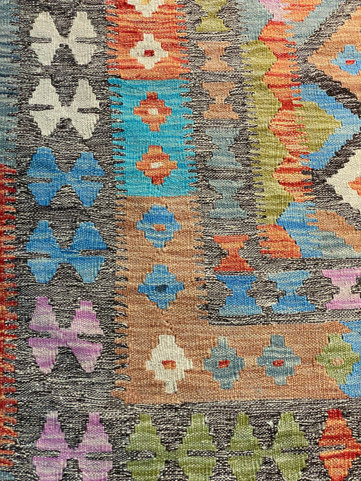 9'x12' Hand-Knotted Killim Multi/Orange Area Rug – KB Rugs