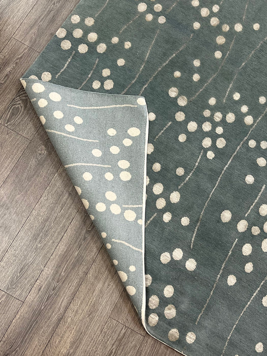 6'x9' Hand-Knotted Nepali Ivory/Grey Area Rug – KB Rugs