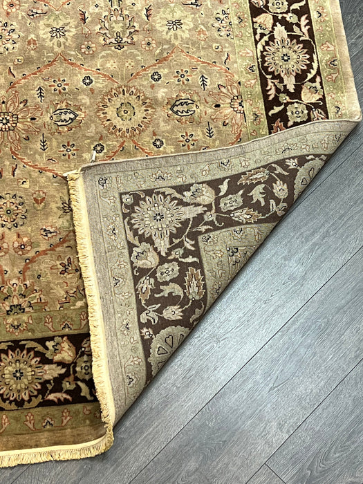 6'x9' Hand-Knotted Persian Beige/Black Area Rug – KB Rugs