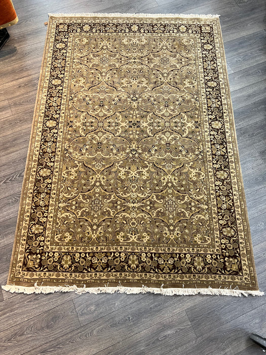 6'x9' Hand-Knotted Persian Brown/Multi Area Rug – KB Rugs