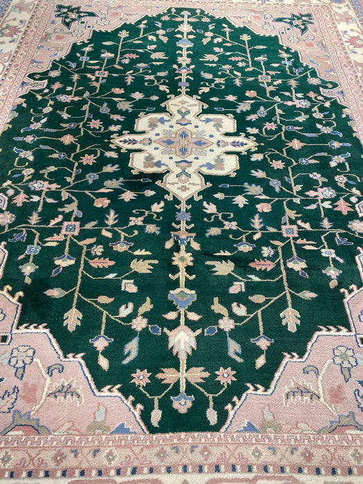 9'x12' Hand-Knotted Persian Multi/Green Area Rug – KB Rugs