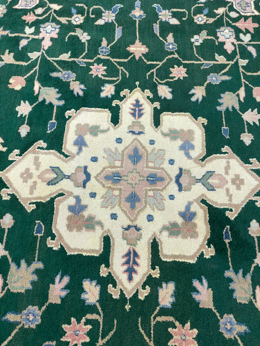 9'x12' Hand-Knotted Persian Multi/Green Area Rug – KB Rugs