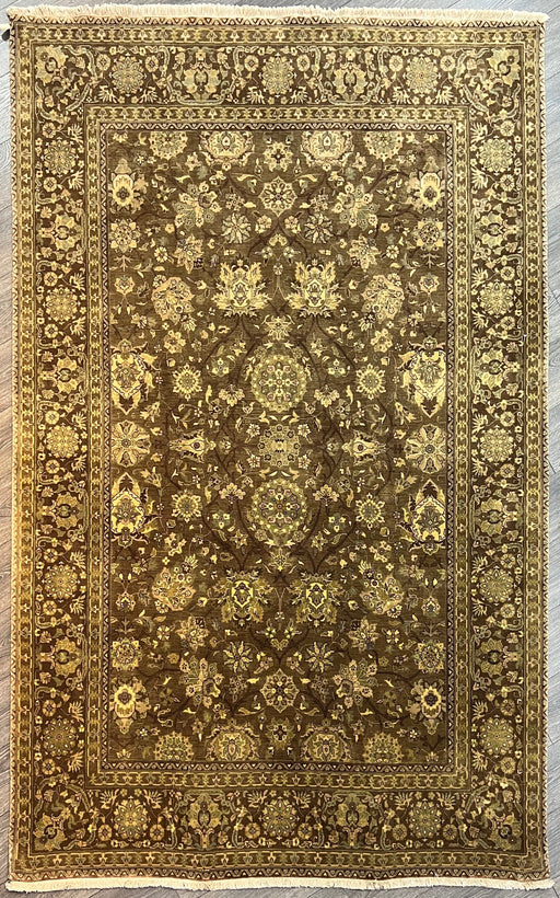 6'x9' Hand-Knotted Persian Brown/Beige Area Rug – KB Rugs