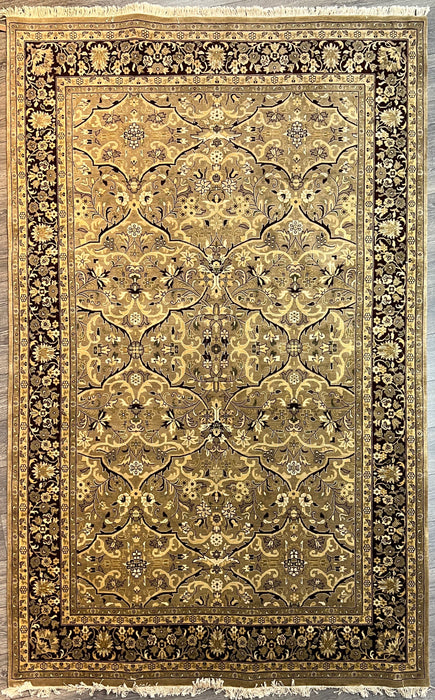 6'x9' Hand-Knotted Persian Brown/Beige Area Rug – KB Rugs