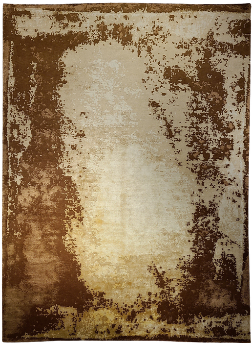 9'x12' Hand-Knotted Nepali Brown/Beige Area Rug – KB Rugs