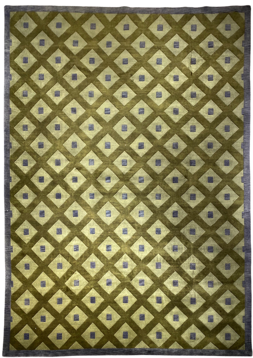 9'x12' Hand-Knotted Persian Green/Grey Area Rug – KB Rugs